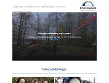 Tablet Screenshot of hjalmared.se